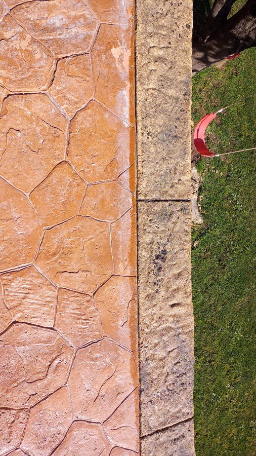 Detalle cenefa piedra natural