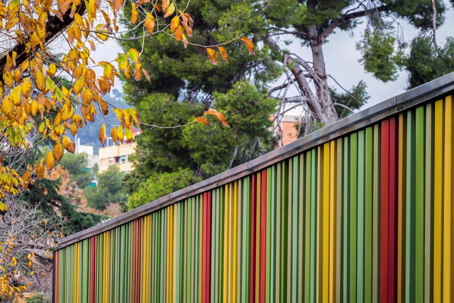 Detalle chapa de colores