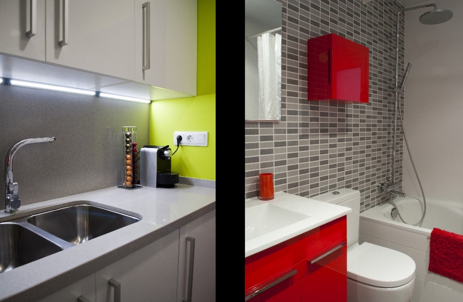 Detalle Cocina y Baño