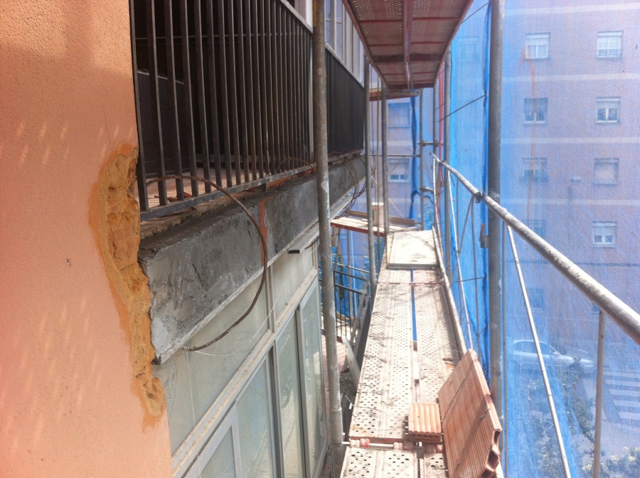 Detalle de cantos de forjado