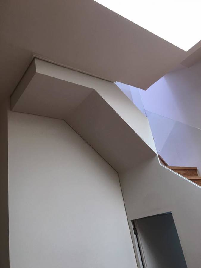 Detalle de desarrollo de escalera complejo