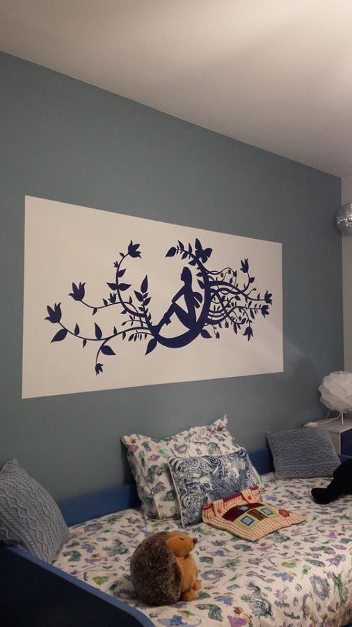 detalle de dormitorio nña