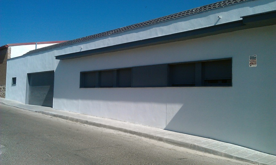 Detalle de fachada de vivienda