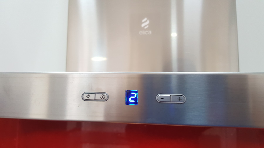 Detalle de la campana extractora