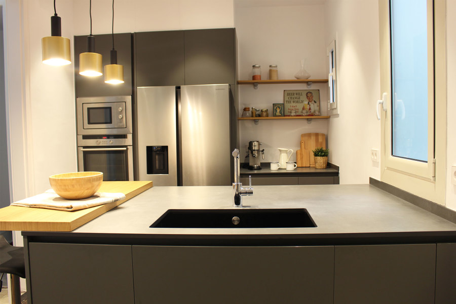 Detalle de la encimera