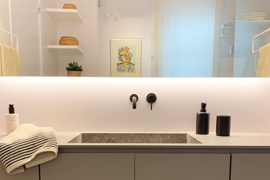 Detalle de la grifería