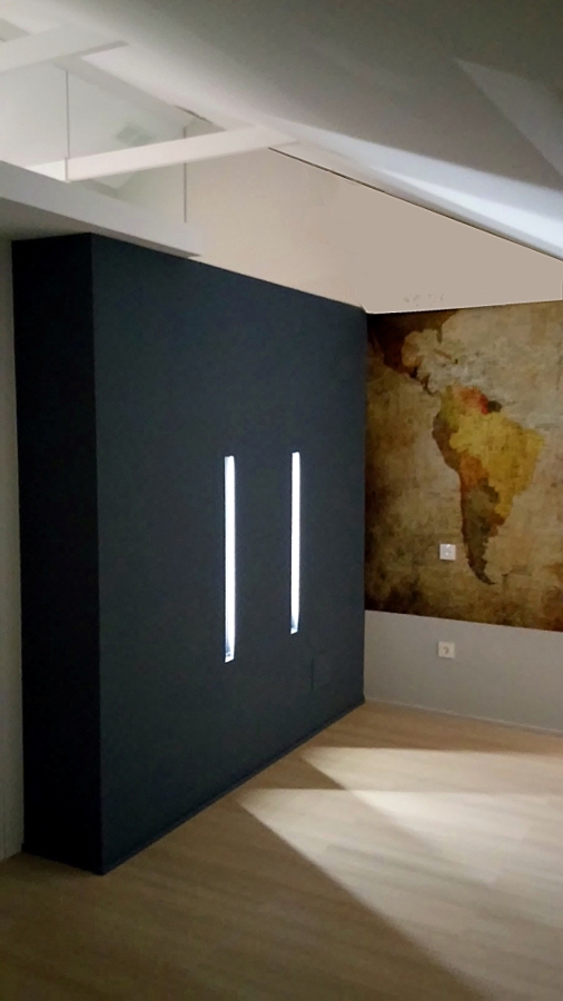 Detalle de la iluminación para las tablas