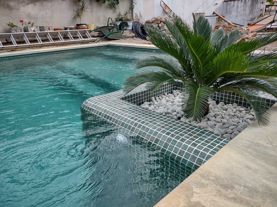 Detalle de la jardinera.