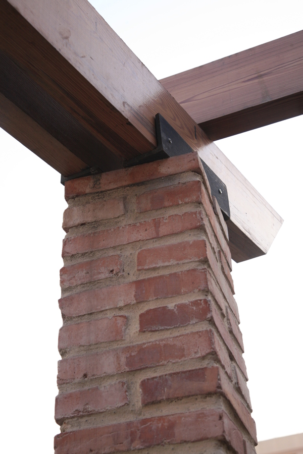 Detalle de la pérgola