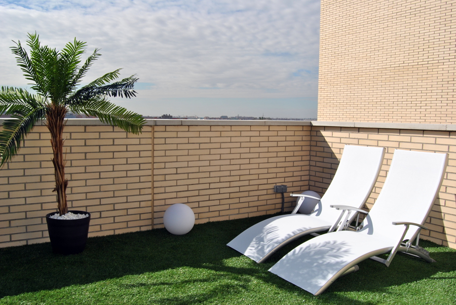 Detalle de la terraza