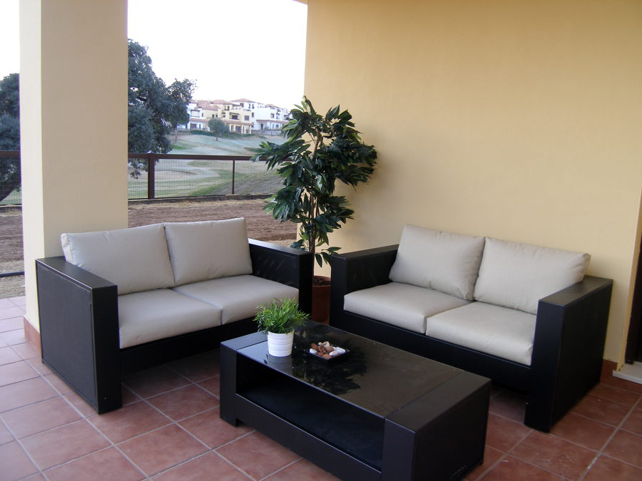 Detalle de la terraza