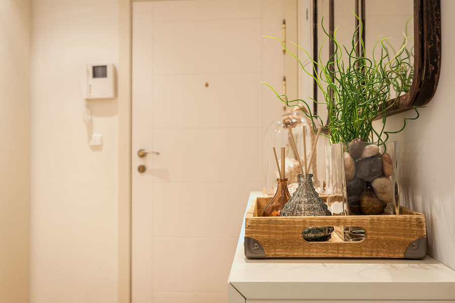 Detalle de la zona de entrada a la vivienda.