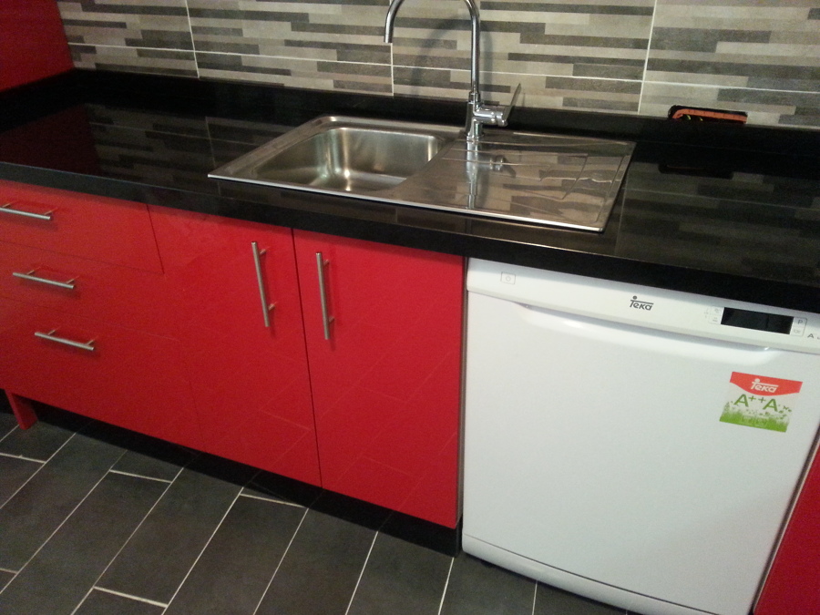 Detalle de la zona de lavado.