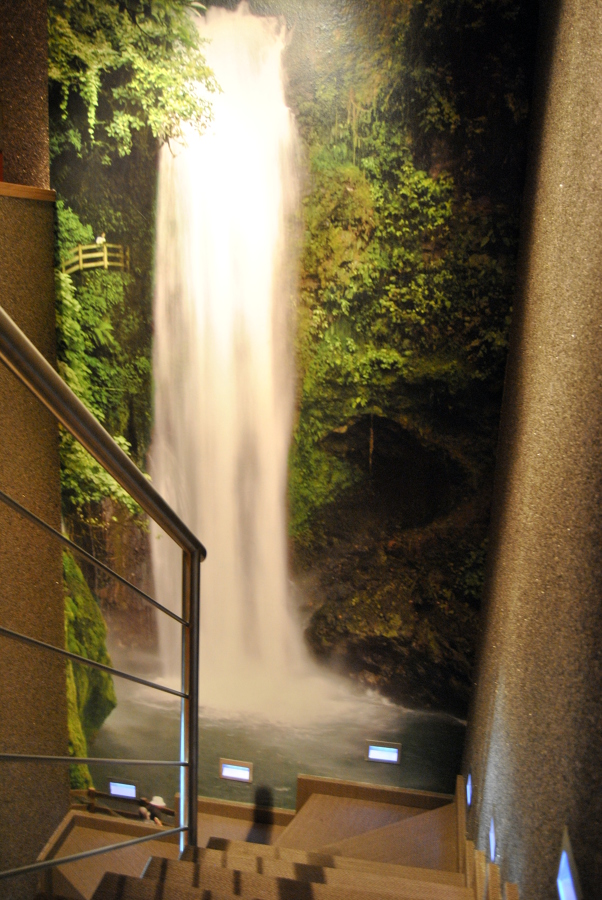 Detalle de las escaleras