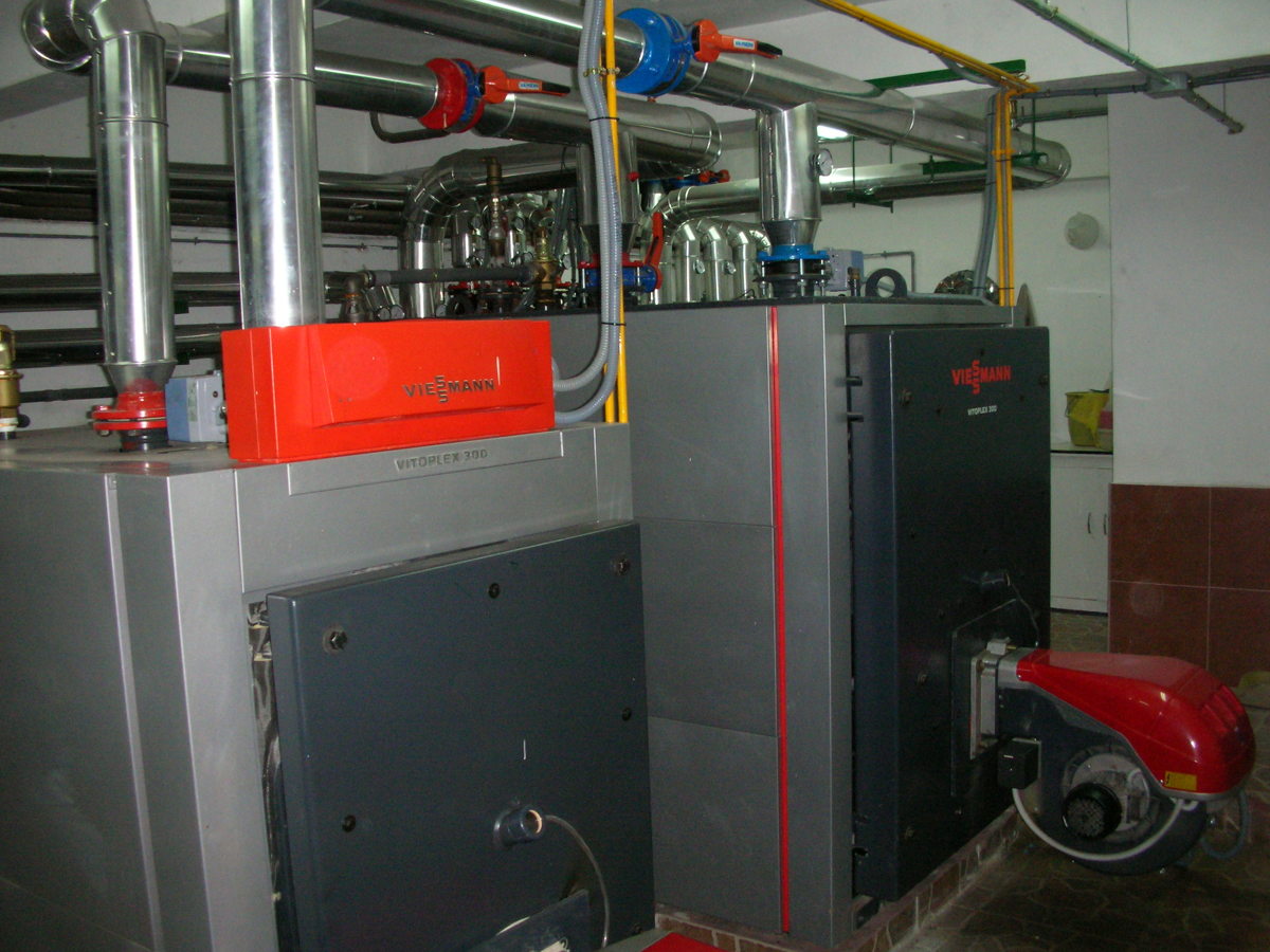 detalle de las nuevas calderas