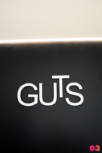 Detalle de letrero interior