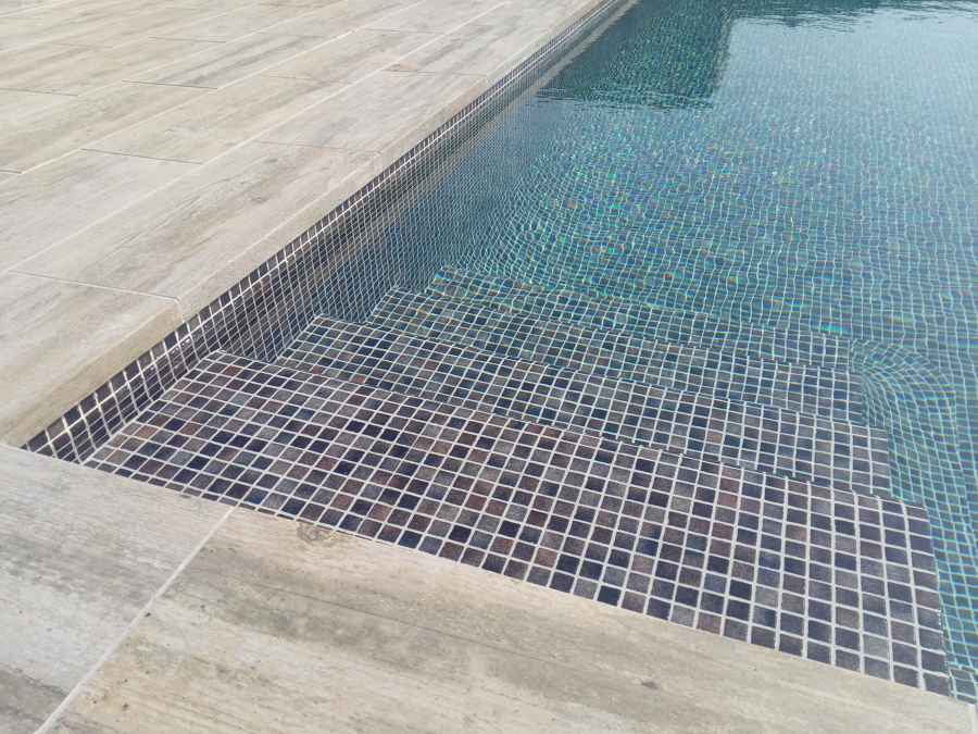 Detalle de los escalones.