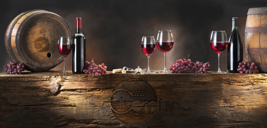 Detalle de mural comedor en vinilo.