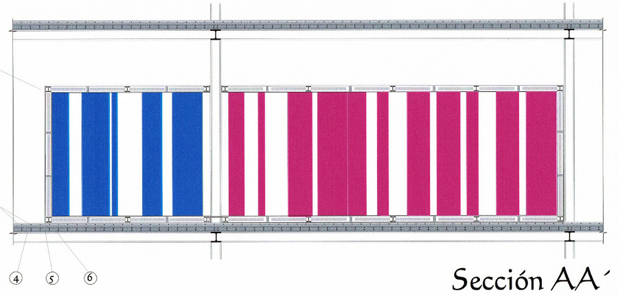 Detalle de paneles prefabricados
