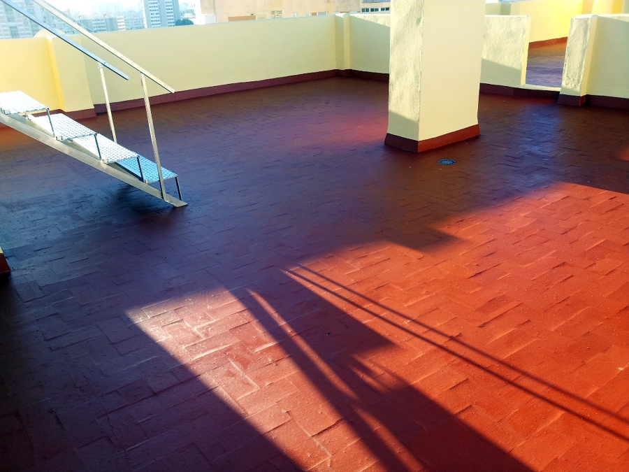 Detalle de pavimento de terraza DESPUÉS