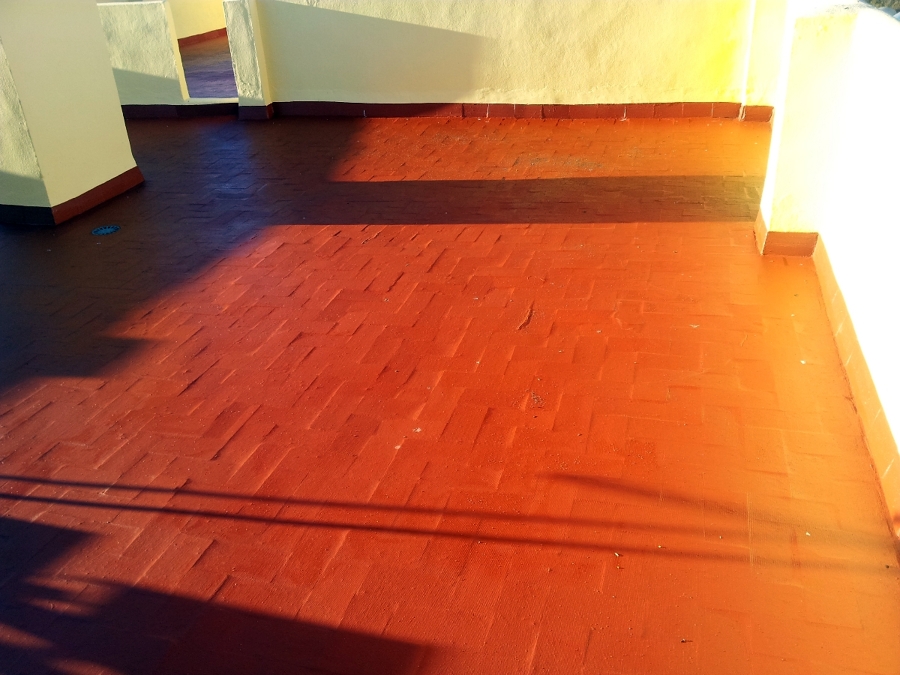Detalle de pavimento de terraza DESPUÉS