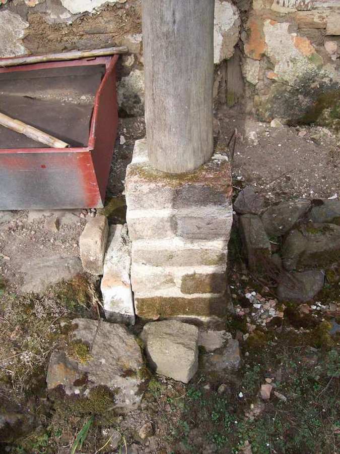 Detalle de pilar central