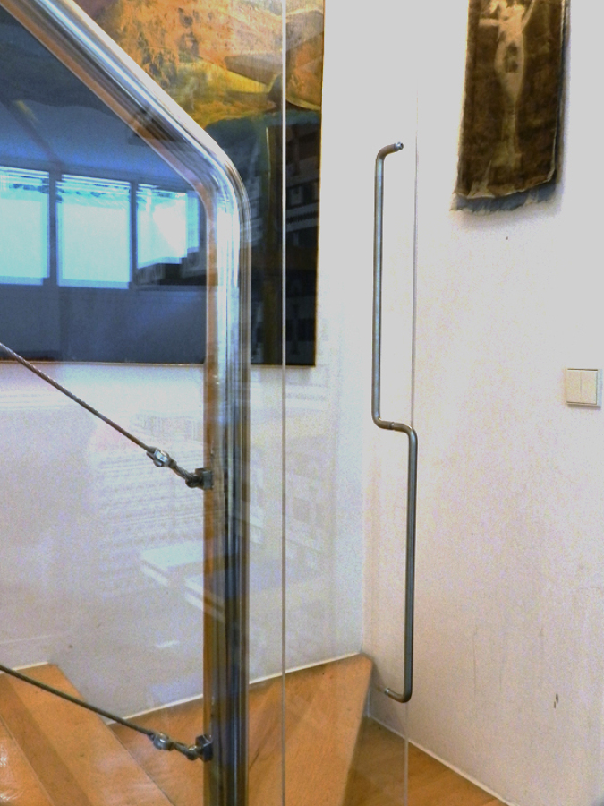 Detalle de puerta corredera