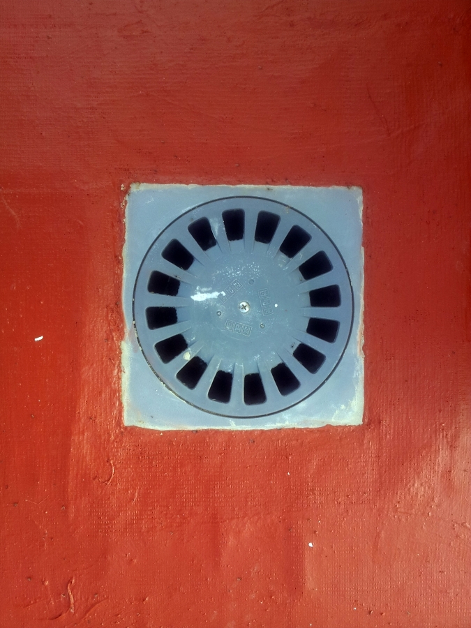 Detalle de sumidero/desagüe DESPUÉS