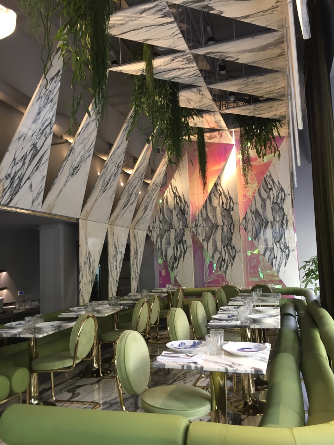 Detalle de techo y paredes