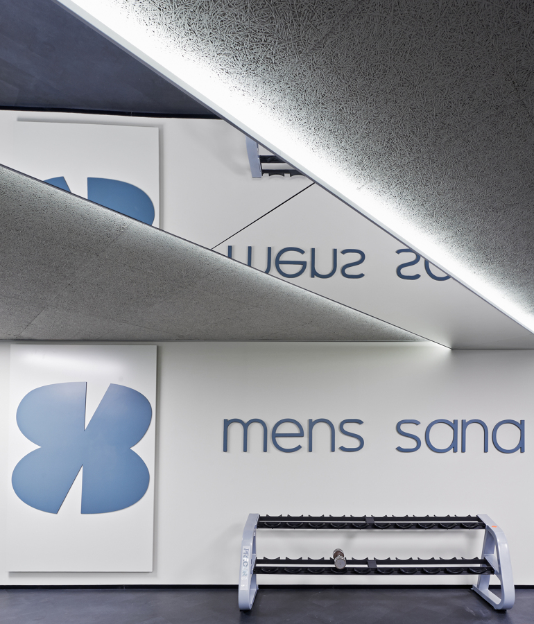 DETALLE  DE TECHOS DE ESPEJO ILUMINADOS CON LEEDS