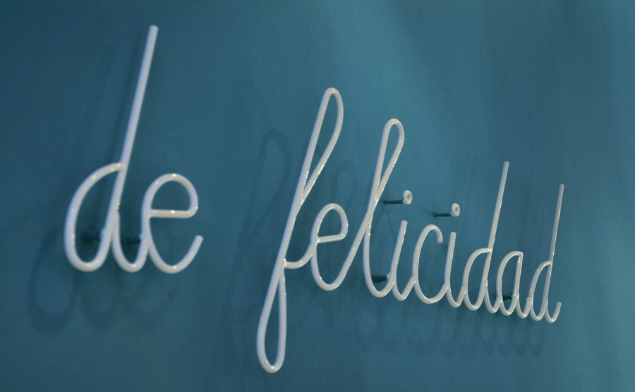 detalle decorativo letras