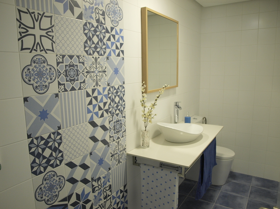 Detalle del aseo del local