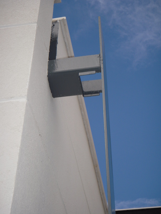 Detalle del diseño de vierteaguas