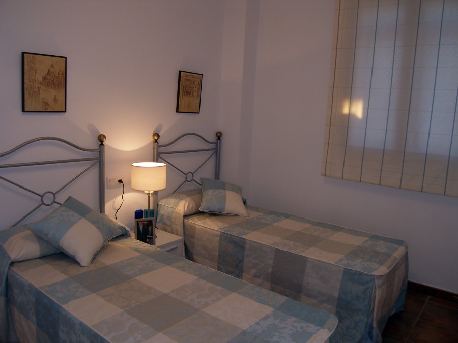 Detalle del dormitorio de invitados