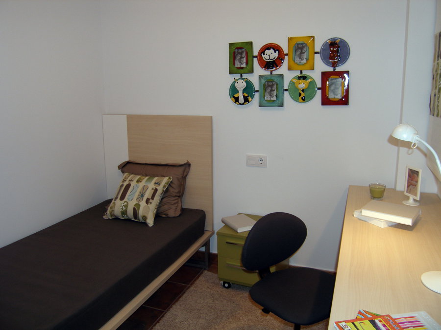 Detalle del dormitorio juvenil