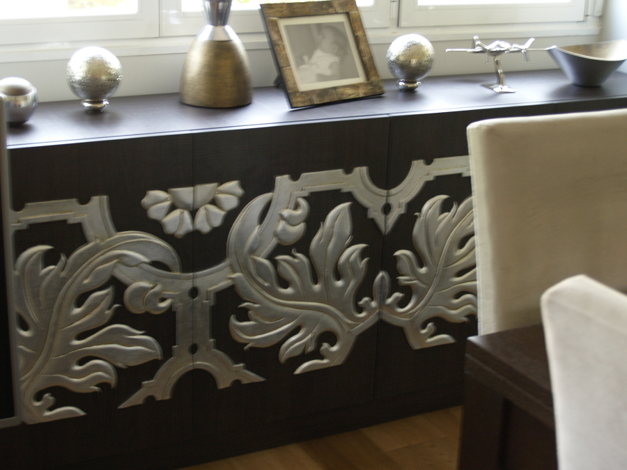 Detalle del espacio ya colocado