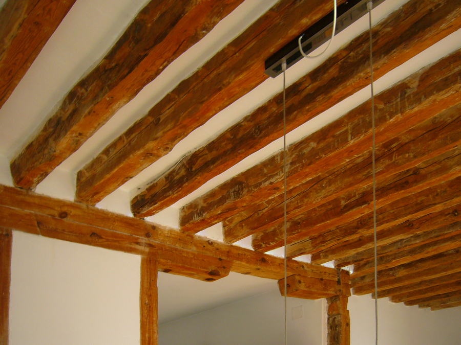 Detalle del forjado recuperado