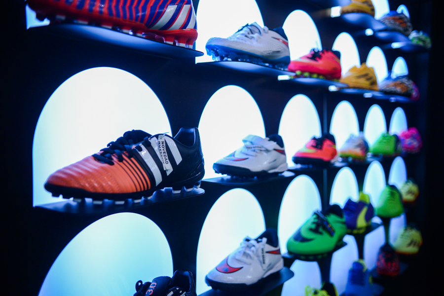 Detalle del panel de calzado