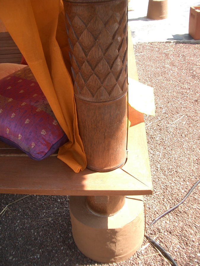 Detalle del Tallado medio de la Columna 