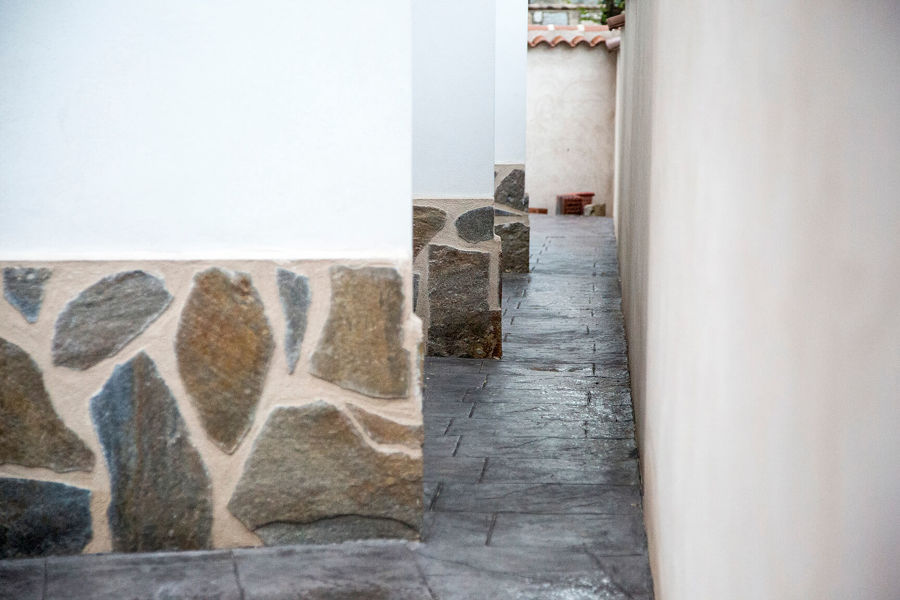 Detalle diente de sierra patio