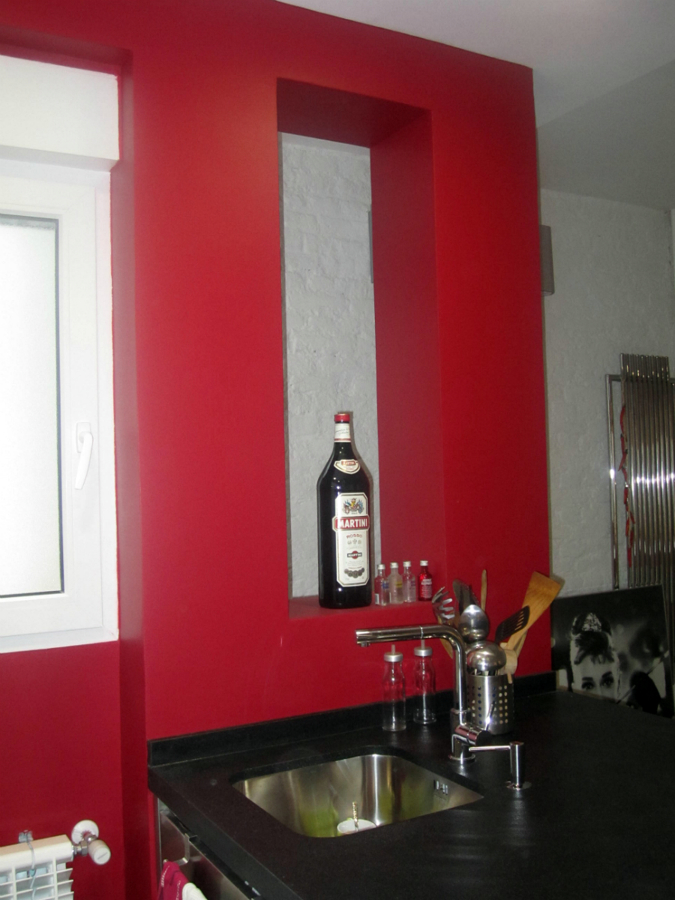 Detalle en muro cocina