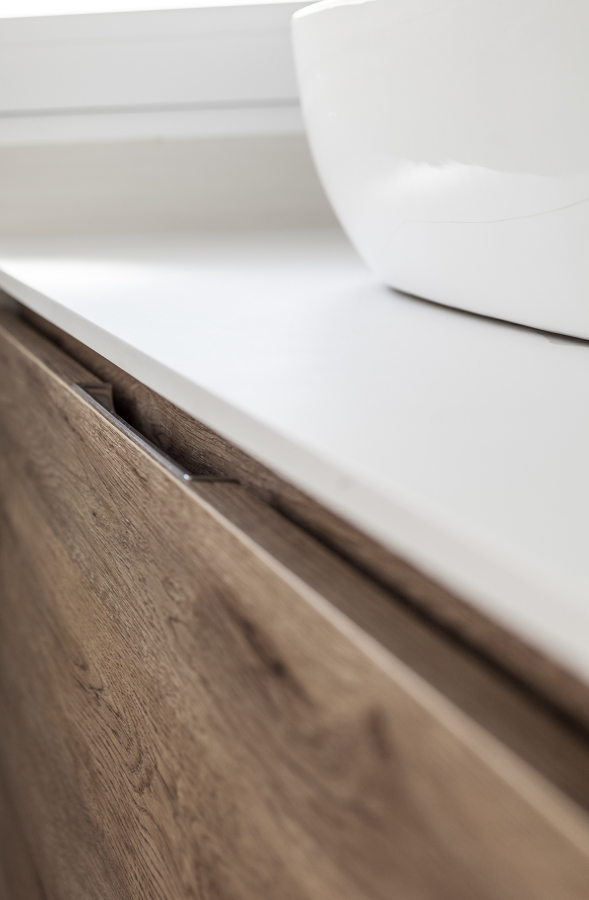 Detalle encimera baño