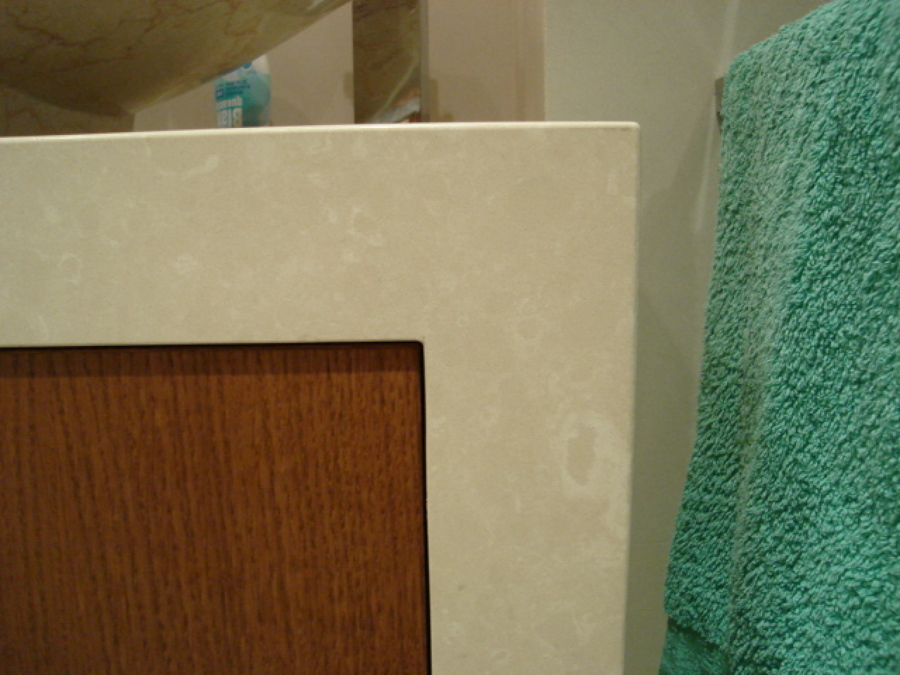 DETALLE ENCIMERA DE 6 CM. ESPESOR