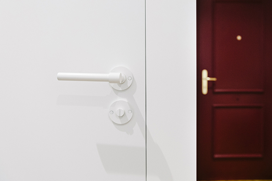 DETALLE ENTRADA Y PUERTA DEL ASEO