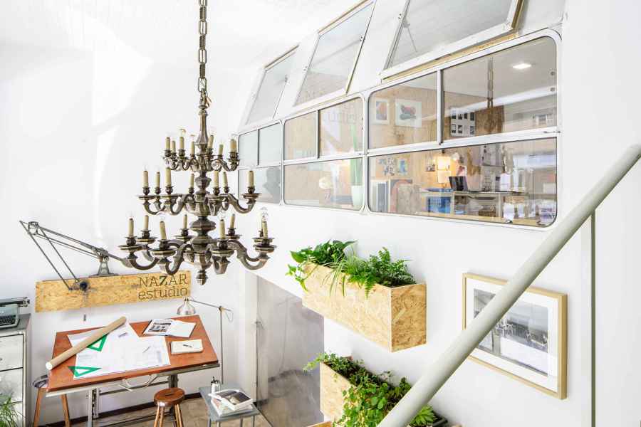 Detalle espacio a doble altura