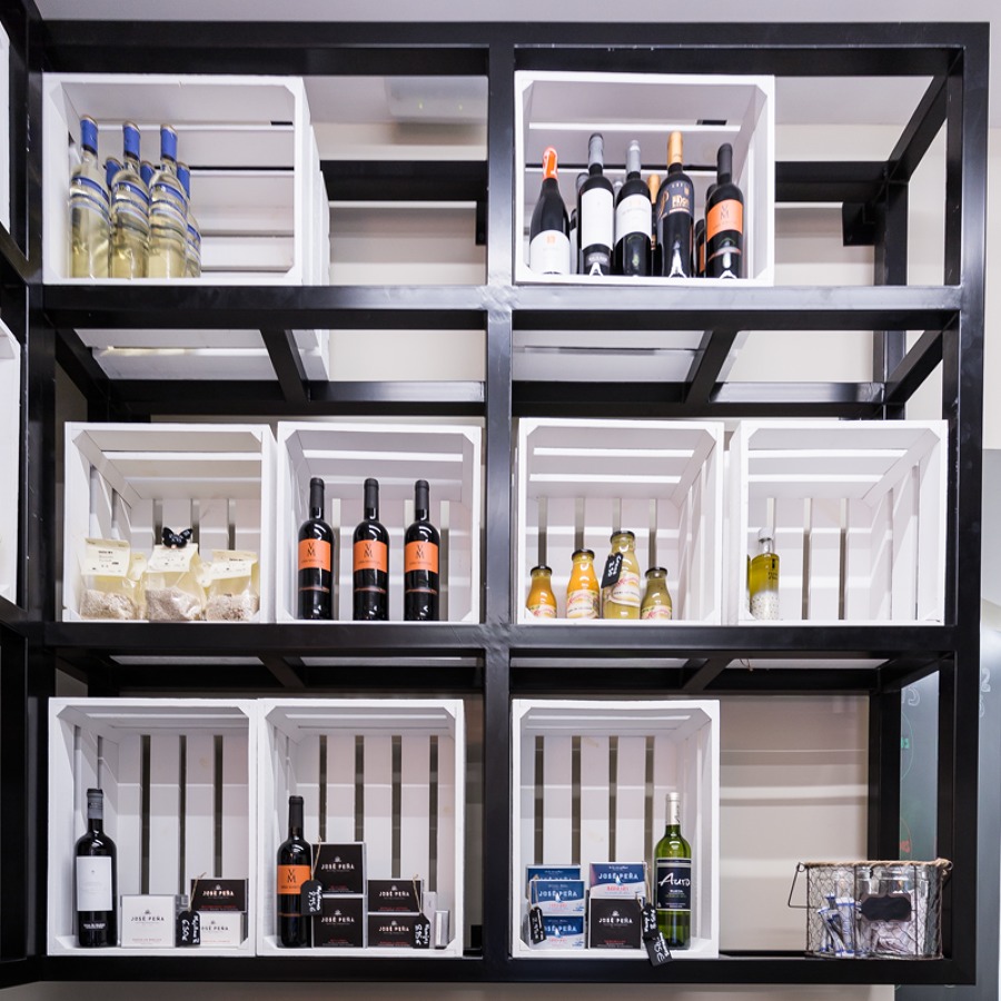 Detalle. Expositor personalizado