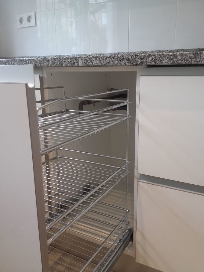 detalle extraccion cestos extraibles