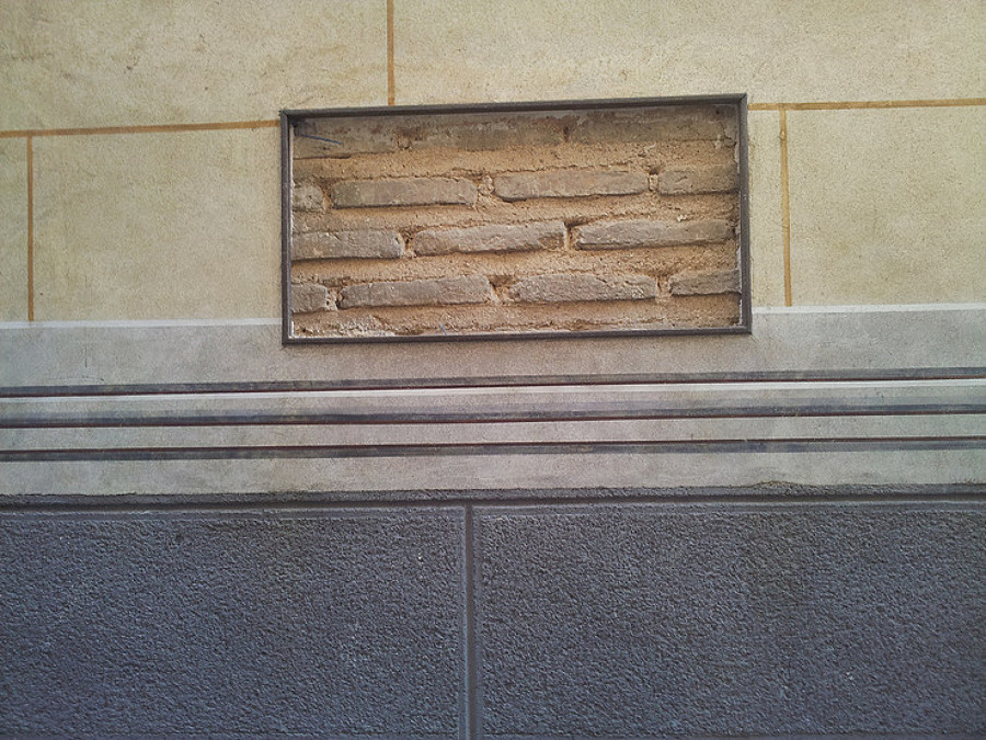 Detalle fachada ladrillo