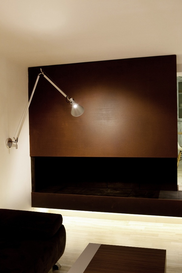 Detalle fuego en acero corten