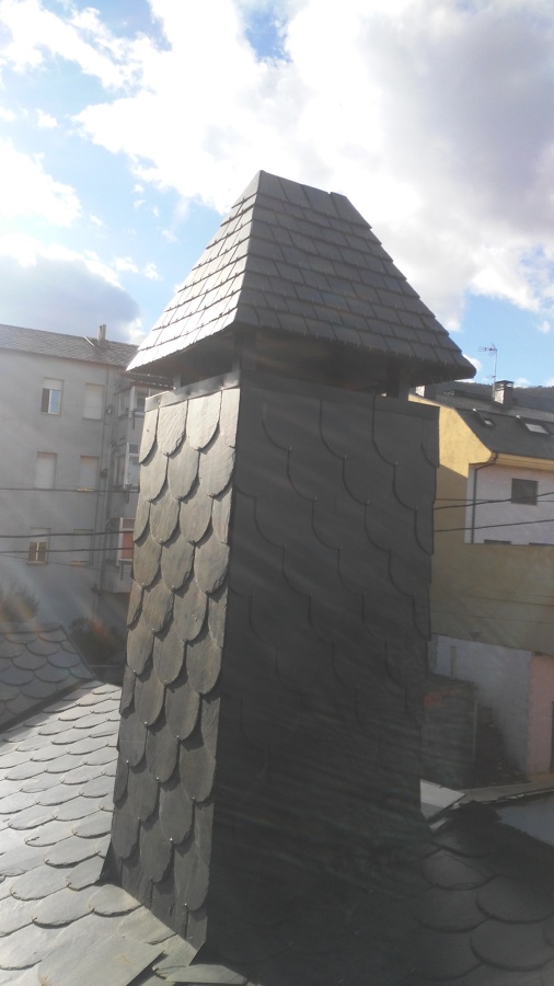 detalle gorro chimenea